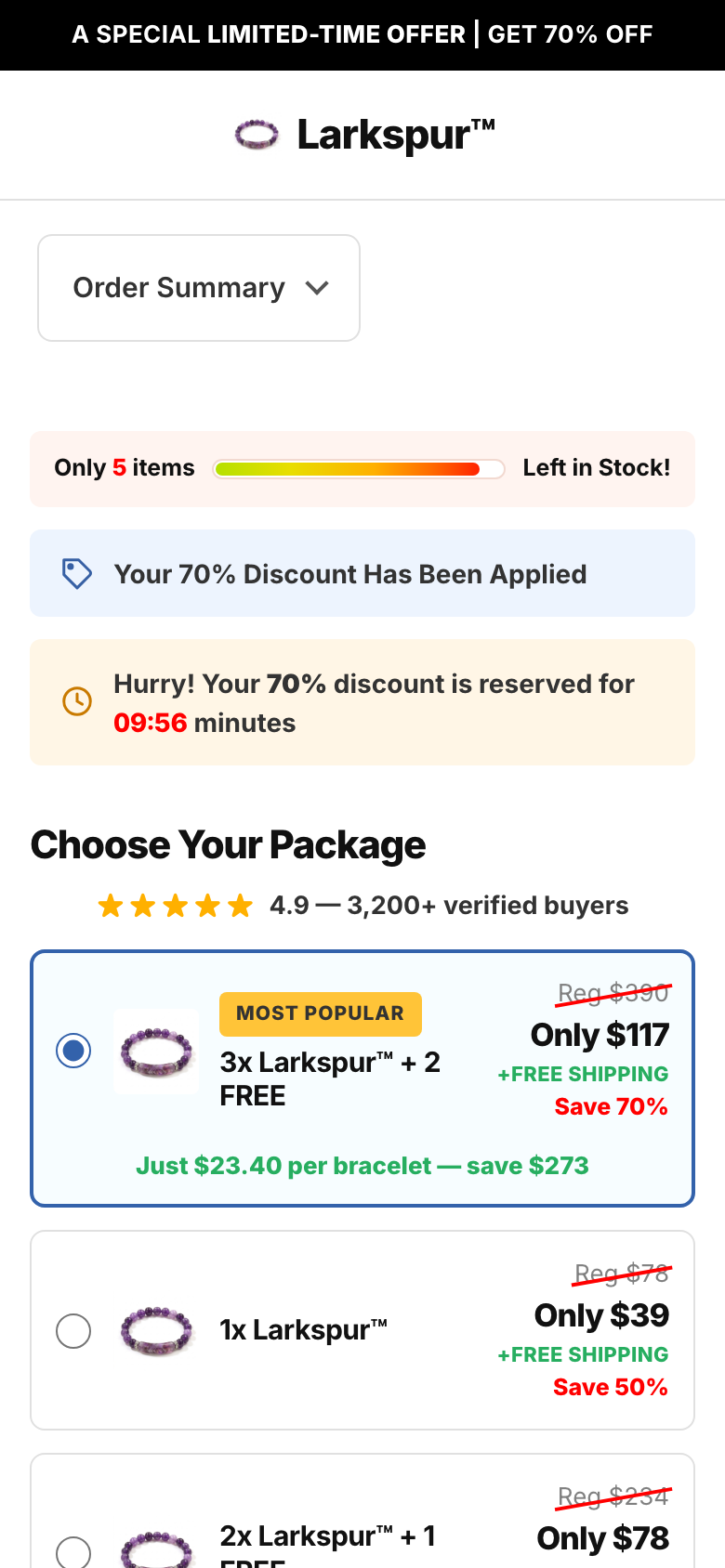 Larkspur™ - 207 - Checkout - v2